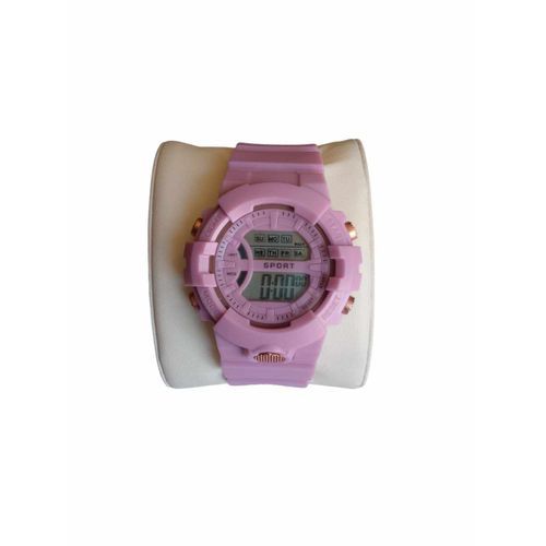  Montre enfant - Bracelet en silicone - Rose