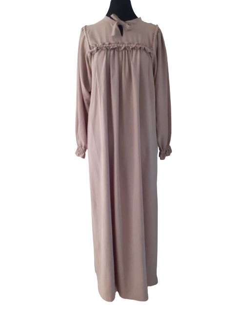  Robe longue - Robe Hijab beige