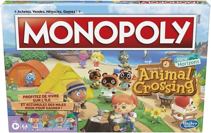  Monopoly Hasbro édition Animal Crossing New Horizons (OFFICIEL)