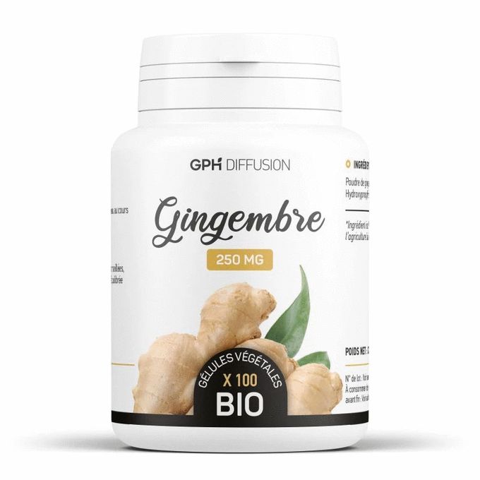  GPH DIFFUSION Gingembre Racine Biologique 250 Mg France .