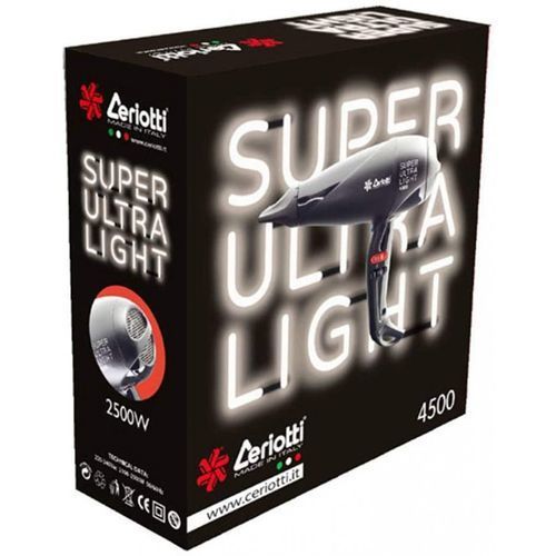  Ceriotti Sèche-cheveux professionnel 2500W Ceriotti Light Ultra 4500 noir