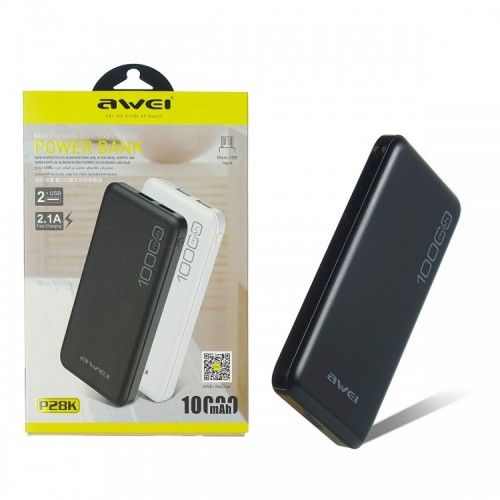  Awei Power Bank 10000 Mah Avec 2 Port Usb - Awei - Noir