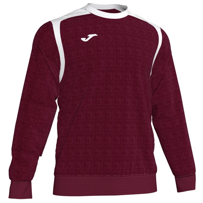  Joma SWEAT-SHIRT CHAMPIONSHIP V - BORDEAUX / BLANC