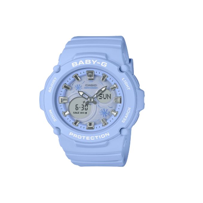  Casio Montre Femme BGA-270FL-2ADR - Bleu