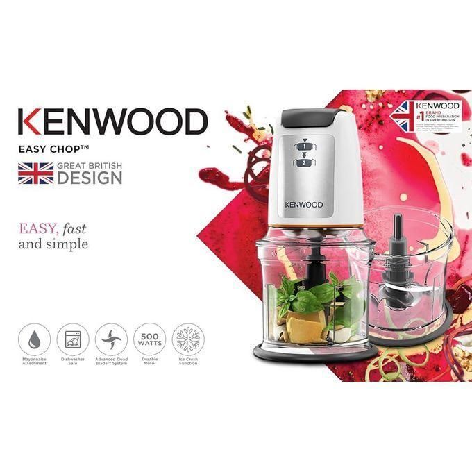  Kenwood Hachoir Chp61 500W 4 Lames – Blanc