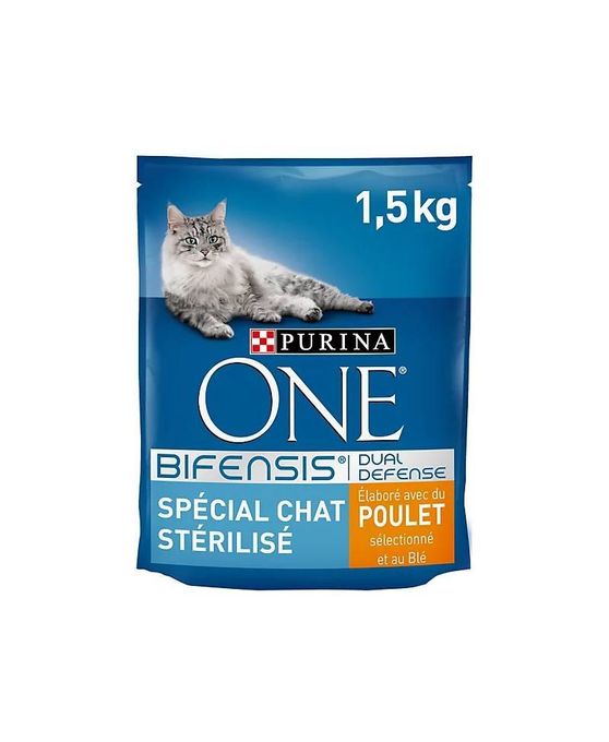  Purina One Croquettes Chats Adultes Poulet 1,5kg