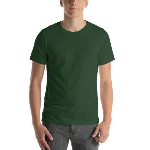  Tshirt Pour Homme - Confortable à porter - Pour l'été - Vert bouteille