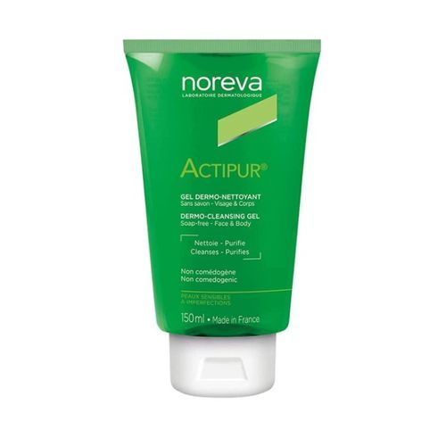  Noreva Pack 02 Actipur Gel Dermo-Nettoyant Purifiant Sans Savon, Visage & Corps, Peaux Sensibles - 150 ml