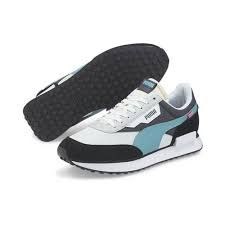  Puma Chaussures Homme Future Rider Play On - 371149-76 - Blanc/Noir/Bleu