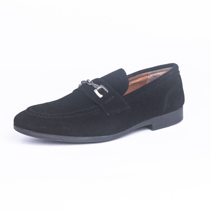  R e R Mocassins En Cuir Homme - Noir