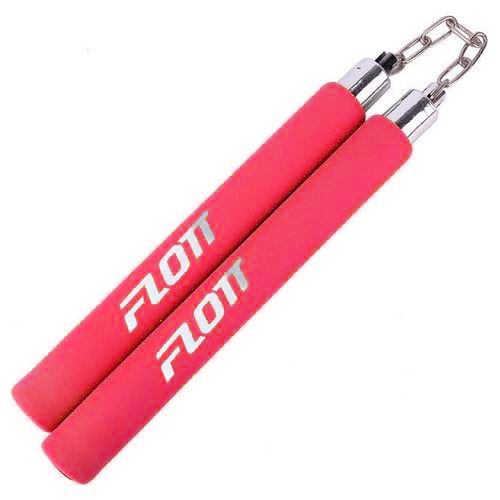  Flott Baton Enfant Fin Et Léger Plastique Couvert En Mousse - Rouge