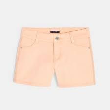  Okaidi Short en toile Fille - 00949010474 - Rose