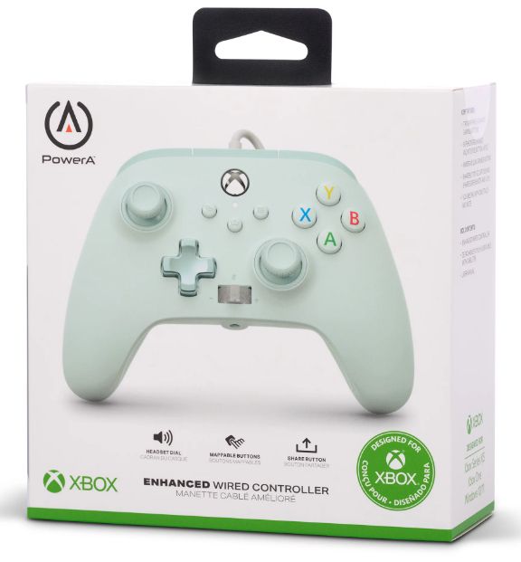  Power Manette Xbox Series filaire PowerA /Xbox- Cotton Candy blue