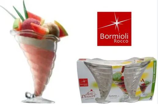  Bormioli Rocco Coupe de glace  verre à dessert 32cl