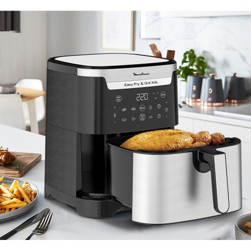  Moulinex Friteuse a air sans huile airfryer DIGITAL 2EN1 -XXL+ Grill 1800W -6.5L