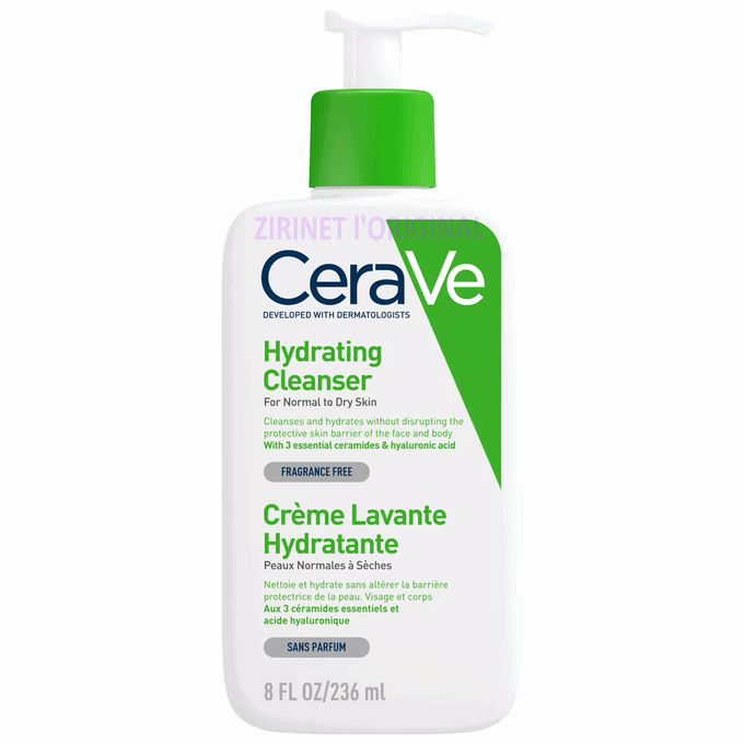  Cerave Crème Lavante Hydratante 236 ml - Original FR