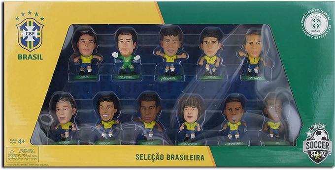  SOCCERSTARZ - Brazil Team Pack 11 Figures / South America