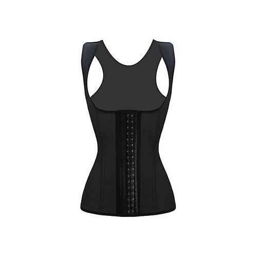  YC Support Corset Minceur - Gaine Amincissant - Bretelles  - Noir