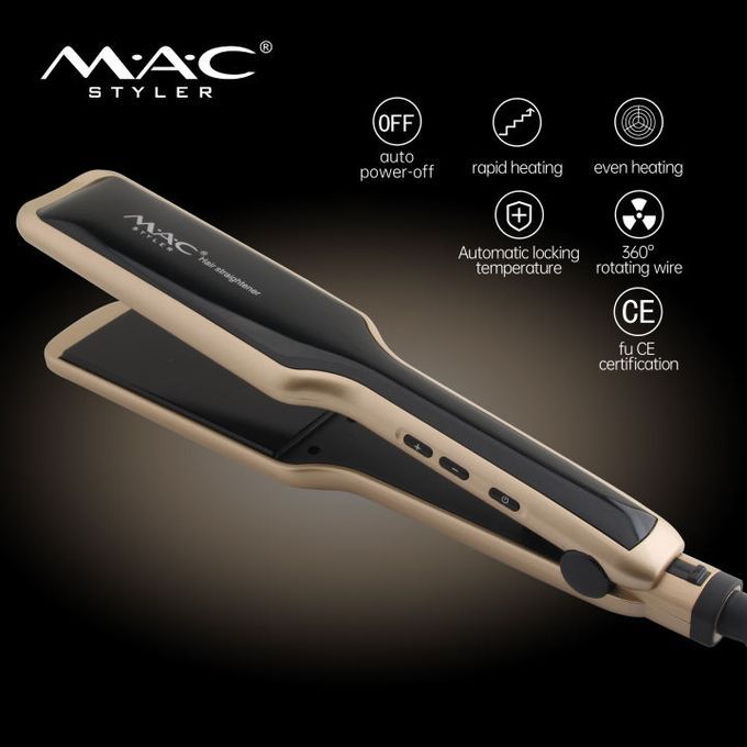  Mac Styler Lisseur Keratin Therapy Haute Température 750 F - Gold/Noir MC-3062
