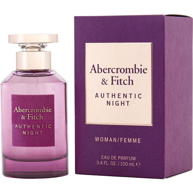  Abercrombie & Fitch Authentic Night Femme Eau de Parfum -100ML-