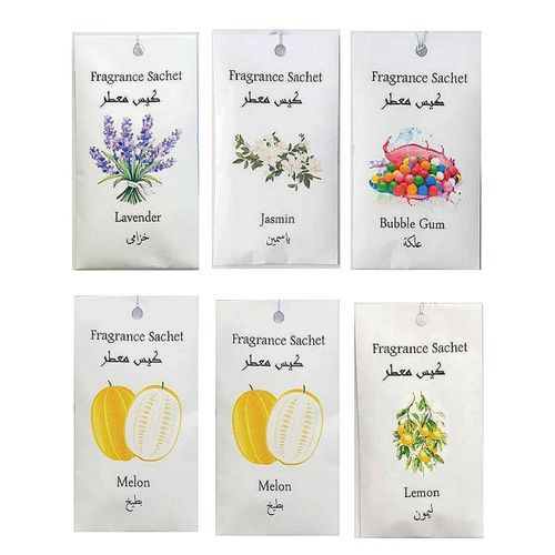  04 Pack De 6 sachet Parfumé EA - Blanc