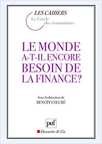  Publisher Le Monde A-T-Il Encore Besoin De La Finance ? C44 Eco