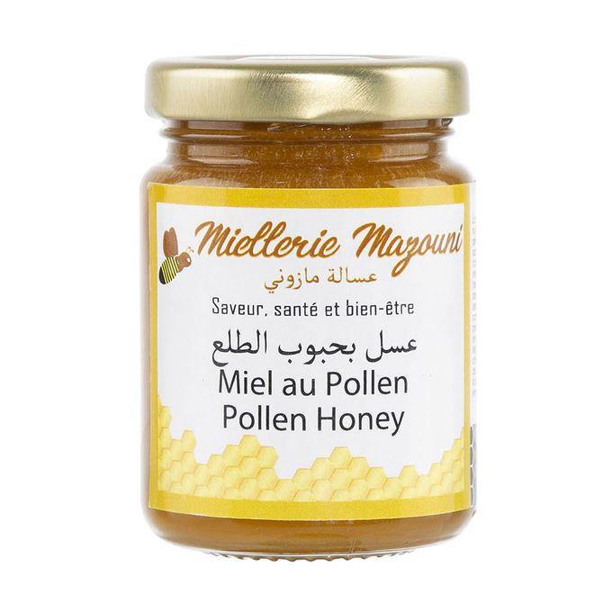  Miellerie Mazouni Miel Au Pollen - 125 Grs -