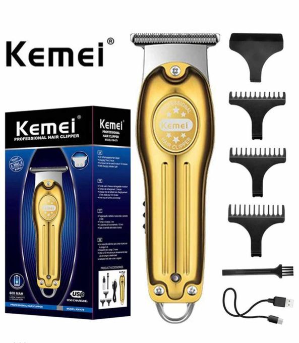  Kemei Tondeuse professionnel Km-679 USB Charge LCD Lumière Sculpture Cheveux Clippe