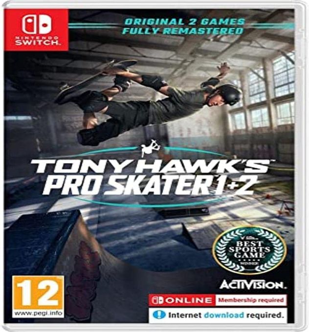  Nintendo Switch Tony Hawk's Pro Skate 1+2 - Switch