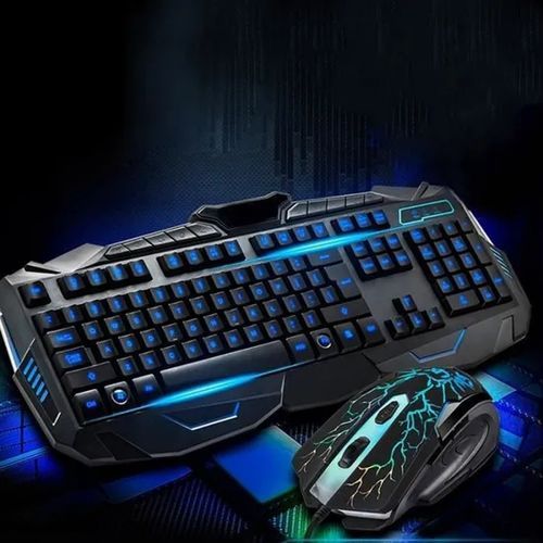  Combo Gamer Clavier & Souris led waterproof 113 touches V-100