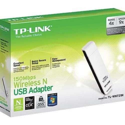  TP-Link Adaptateur USB sans fil N 150Mbps TL-WN721N Range4x Speed9x