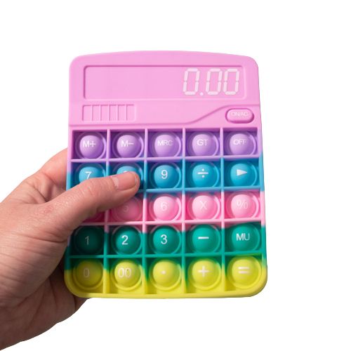 Pop It Fidget Toys Boules Anti Stress  forme calculatrice 17Cm