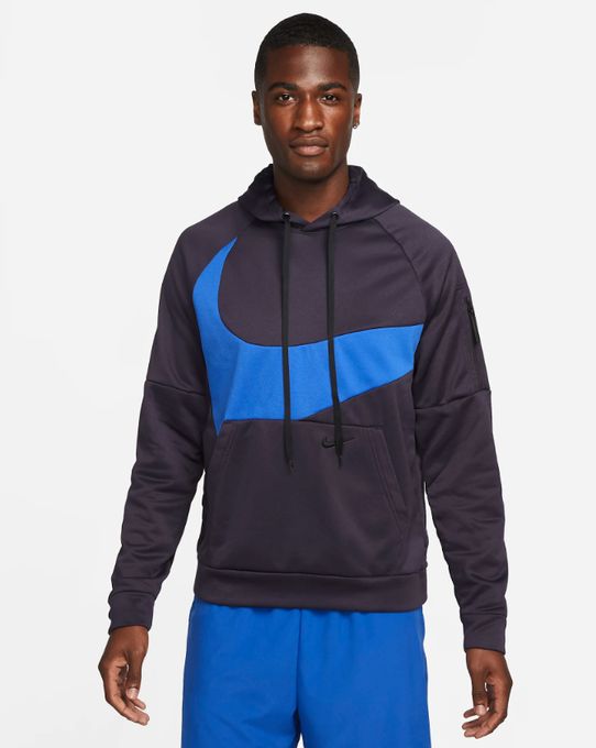  Nike Sweat-shirt Therma-FIT - DQ5401-540 - Noir/Bleu