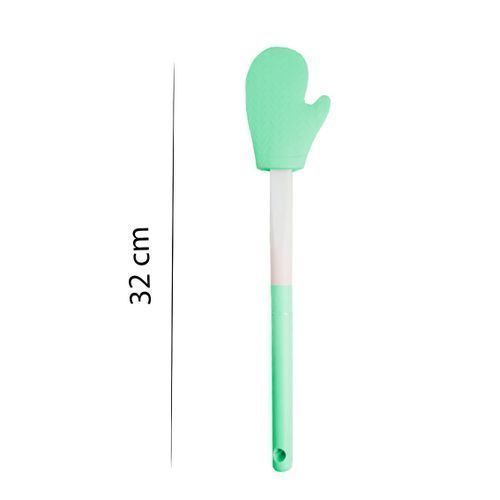  Spatule Pour Gâteau En Silicone Pour Desserts; Nappage- Vert