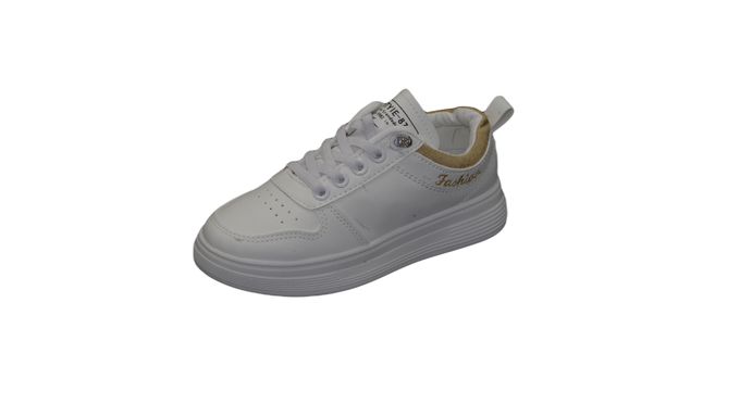  Basket Filles  Blanc Beige