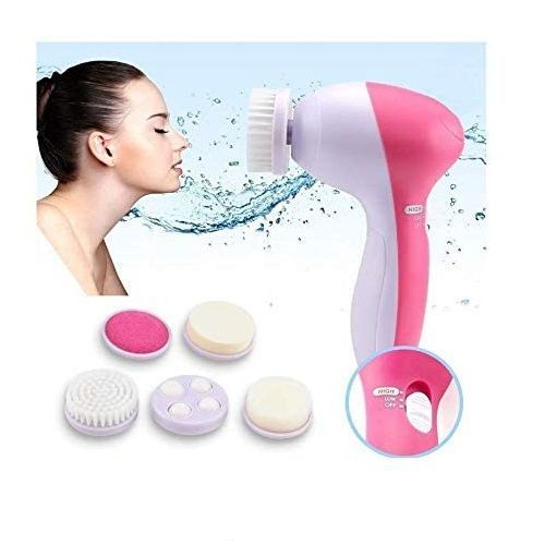  Brosses De Visage Electrique 5En1, Soins Personnels, Acné, Masseur Facial, Nettoyeur De Pores