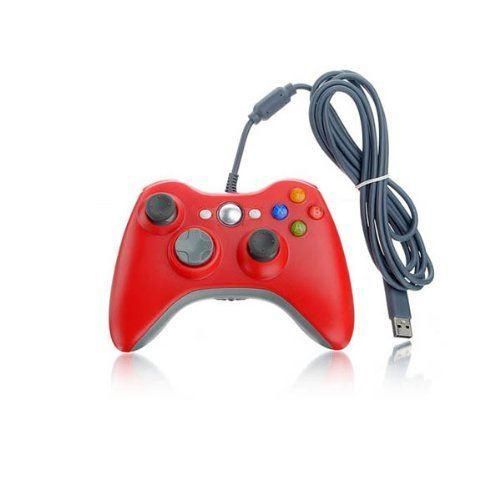  Manette Compatible X-box 360 & Windows USB Rouge