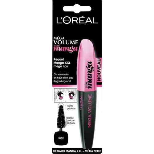  L'Oreal Paris Mascara Mega Volume Collagène Nanga Noir