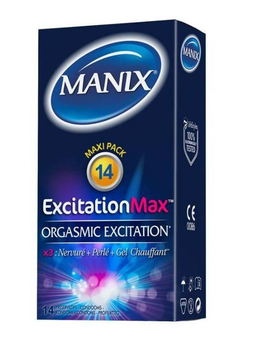  Manix Préservatifs Excitation Max 14 unités 