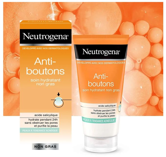  Neutrogena Crème Hydratante - Anti Boutons pour le Visage – 50 ml