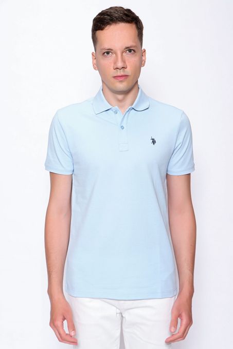  US POLO T-Shirt Homme - 1350446Vr003 - Bleu Ciel