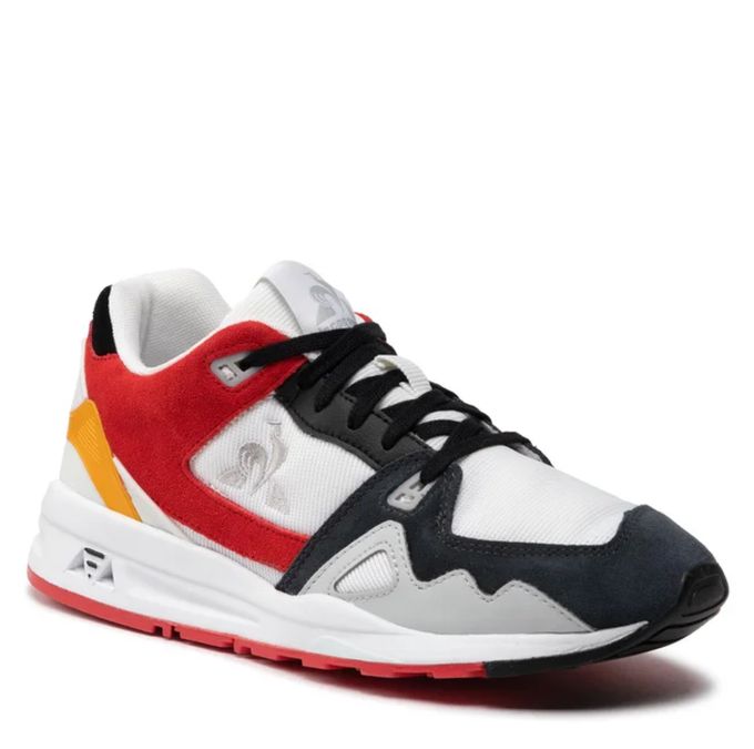  Le Coq Sportif BASKET HOMME LCS R1000 \2210269\ BLANC ET ROUGE