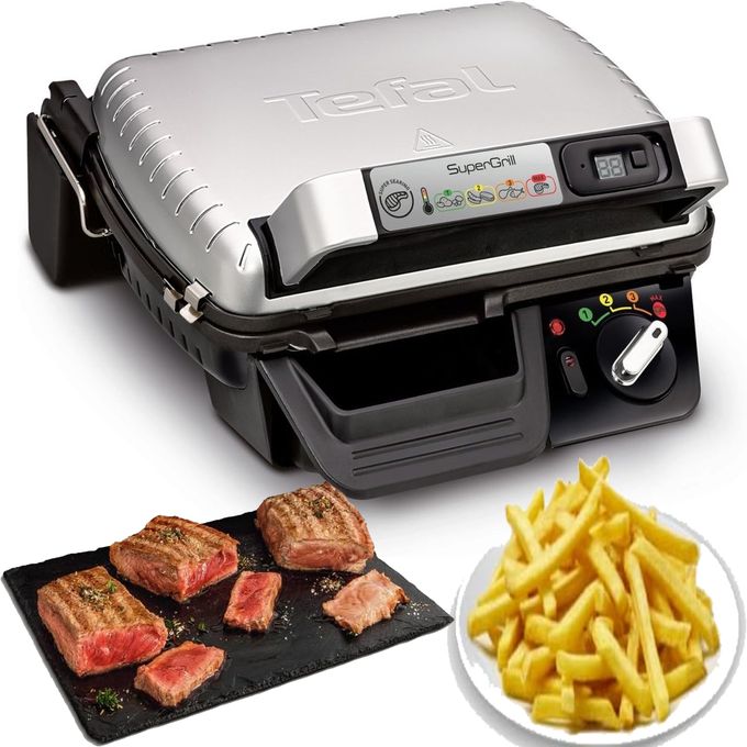  Tefal Panineuse 2000w Grille-viande  SUPERGRILL