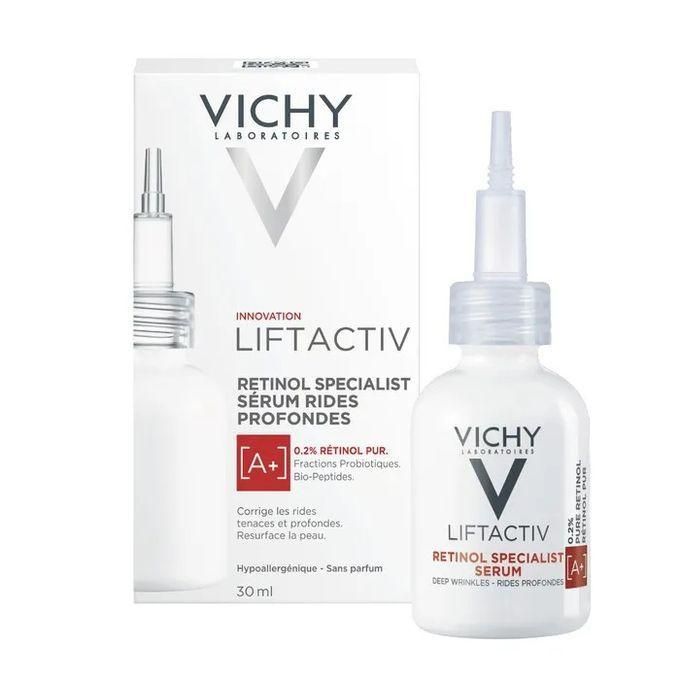 Vichy Serum retinol LiftActiv Anti-Rides Profondes pour visage et yeux  30ml 