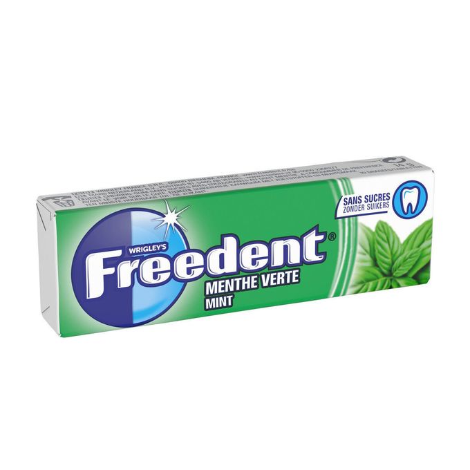  Freedeer WHITE Chewing-gum sans sucres goût Menthe Verte V (1 Paquet)