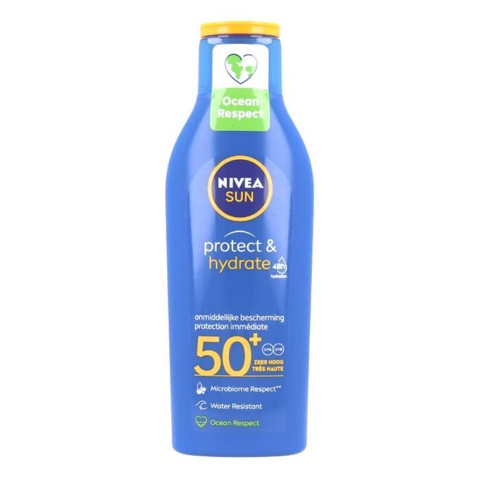  NIVEA Lait solaire protect & hydratant SPF50+ 48H hydration - 200ml