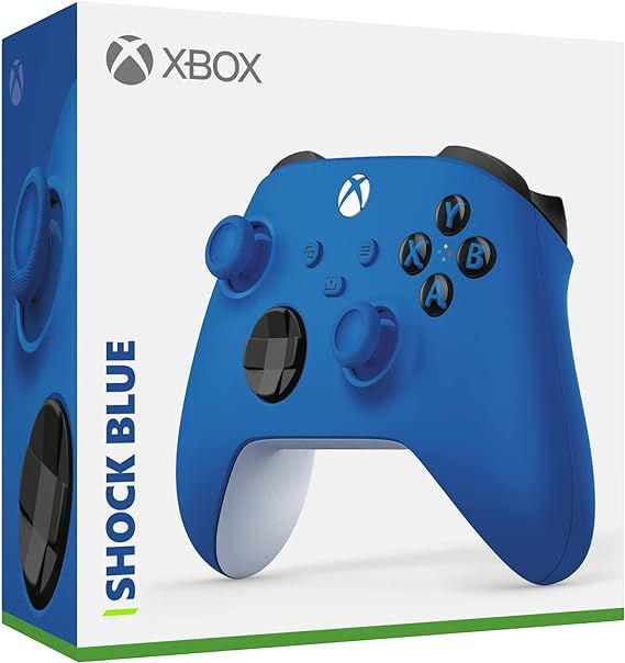  Microsoft Manette sans fil Xbox Officiel - Shock Blue