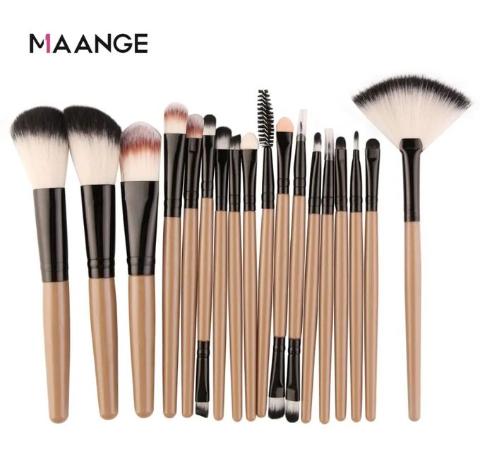  Ensemble 18 Pièces de Pinceaux de Maquillage - femmes