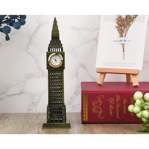  Montre de londres Big Ben, artisanat décoratif en métal 20cm