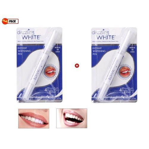  Pack 2 Stylos Blanchiments Des Dents Instantanés - Blanc